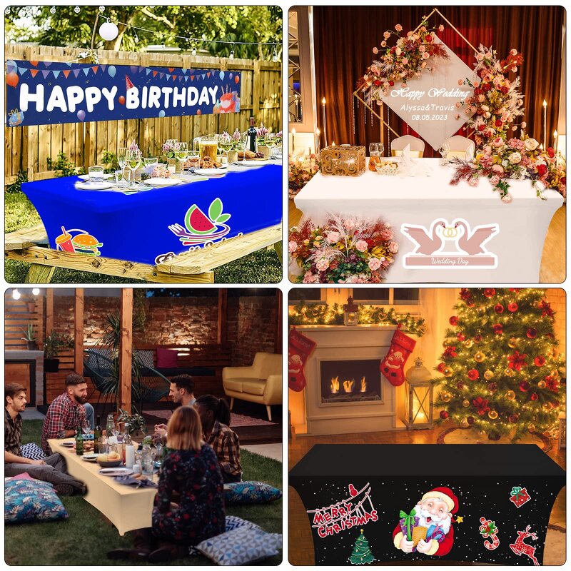 Advertising Table Cover Manufacturer - OEM/ODM Custom 6ft Stretch Print Polyester