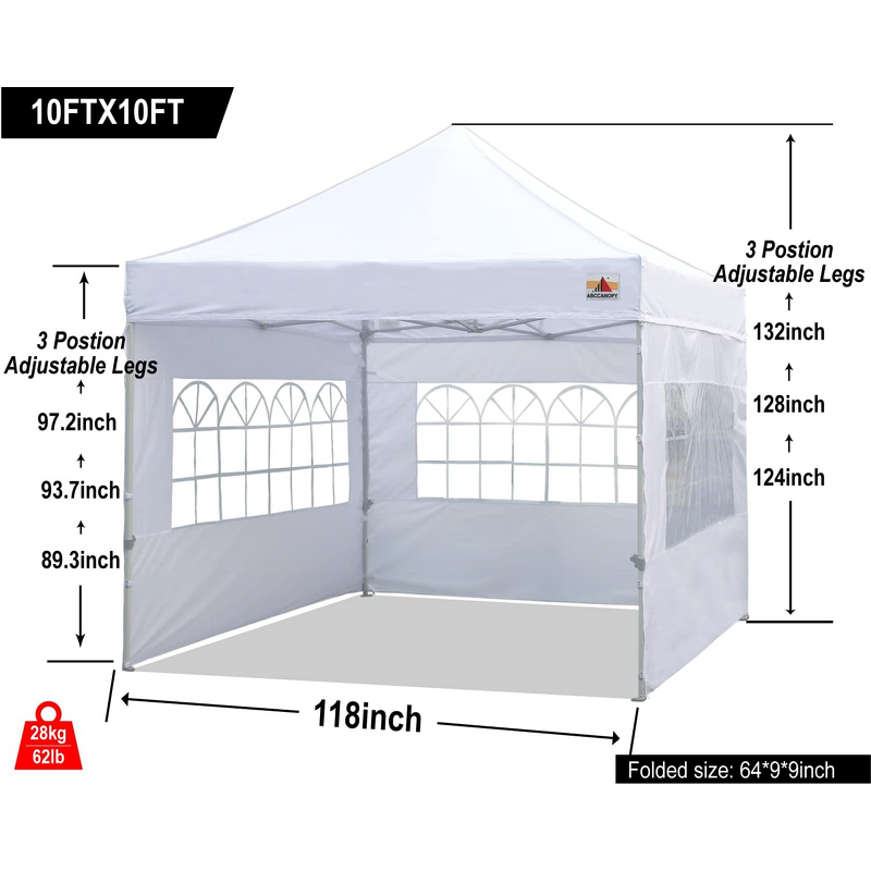 Gazebo Tent Manufacturer - OEM/ODM Custom 10x10 Steel with Window Easy Set-Up