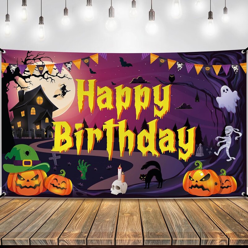 Birthday Balloon Banner Manufacturer - OEM/ODM Custom PVC Polyester Rainbow Colour