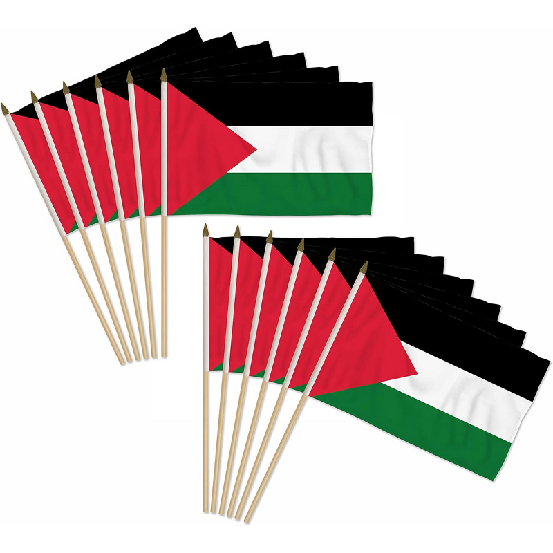 Car Flag Manufacturer - OEM/ODM Custom Hand Held Palestine Mini Polyester