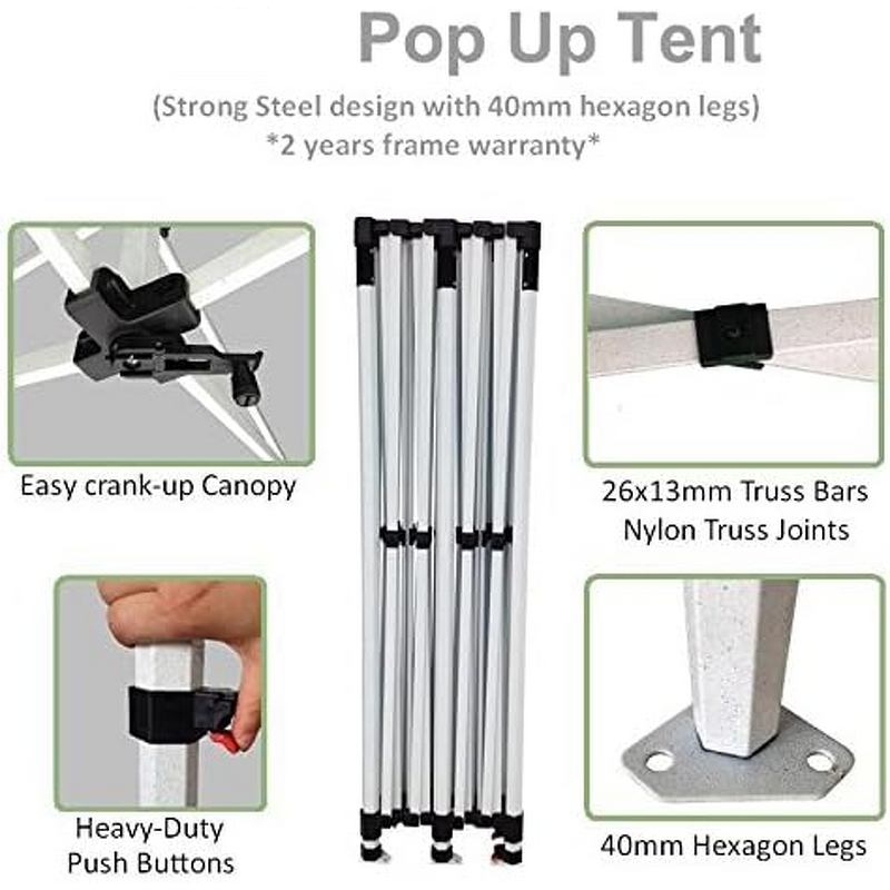 Pop-up Canopy Tent Manufacturer - OEM/ODM Custom 10x10 Easy Set-up Rain Proof