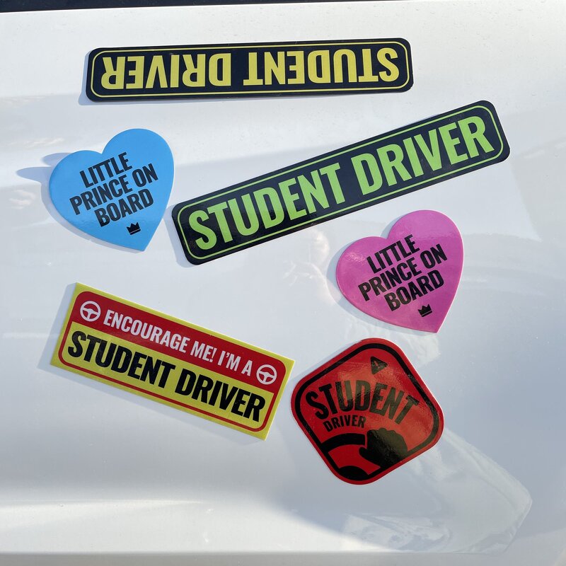 Car Magnet Manufacturer - OEM/ODM Custom Student PVC Reflective Bumper Sticker