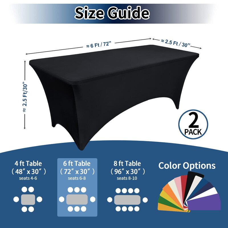 Stretch Table Cover Manufacturer - OEM/ODM Custom 6ft Graphic Print Polyester