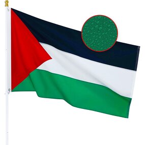 Palestine Flag Manufacturer - OEM/ODM Custom 3X5Ft Waterproof Polyester Flags