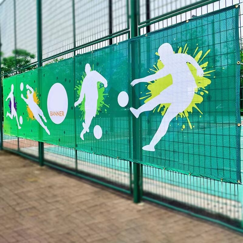 Mesh Banner Manufacturer - OEM/ODM Custom Outdoor Wall One Side Printed Pvc