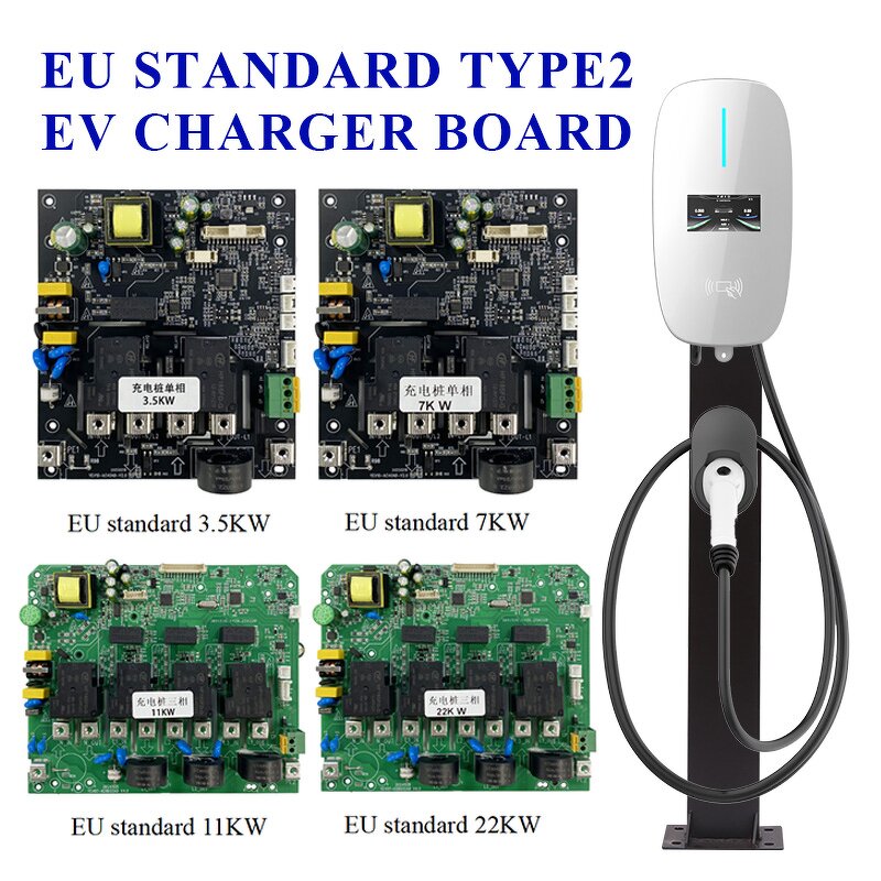 EV Charger PCB Manufacturer - OEM/ODM Custom 7kw Ocpp 50 Amp Circuit