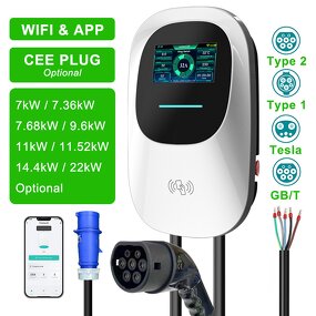 EV Charger Manufacturer - OEM/ODM Custom 22kw Gbt Ac 3 Phase Fast
