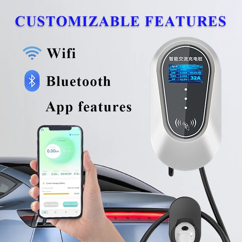 EV Charger Manufacturer - OEM/ODM Custom 7kw Smart Adjustable 32a