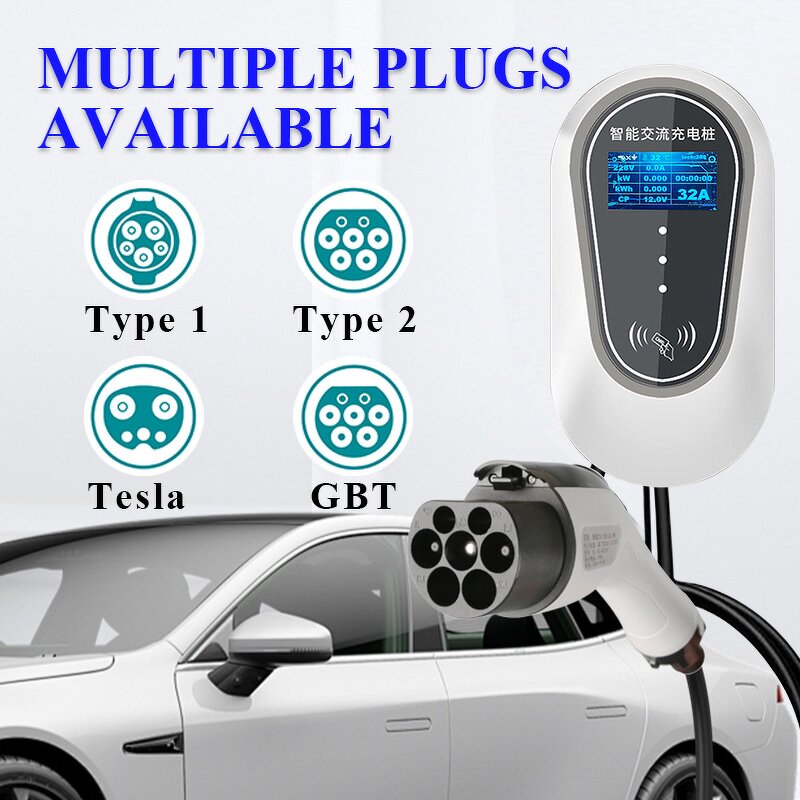 EV Charger Manufacturer - OEM/ODM Custom 7kw Smart Adjustable 32a