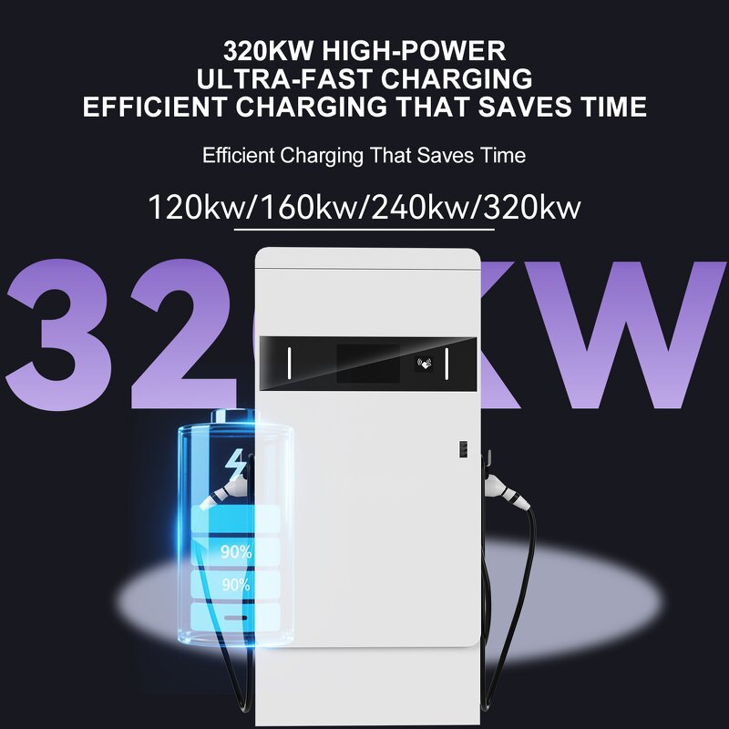 DC Fast Charger Manufacturer - OEM/ODM Custom 150-360kw Level 3 Floor-mounted