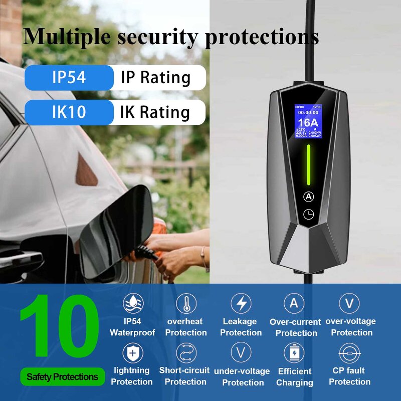 EV Charger Manufacturer - OEM/ODM Custom 3-7kw Type2 Leapmotor Nissan