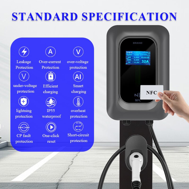 Wallbox Charger Manufacturer - OEM/ODM Custom Smart 11kw 22kw Type 2
