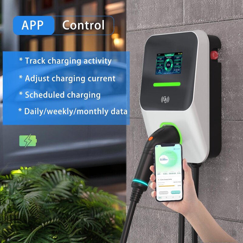 EV Charger Station Manufacturer - OEM/ODM Custom Wall Mount Smart 7-22kw