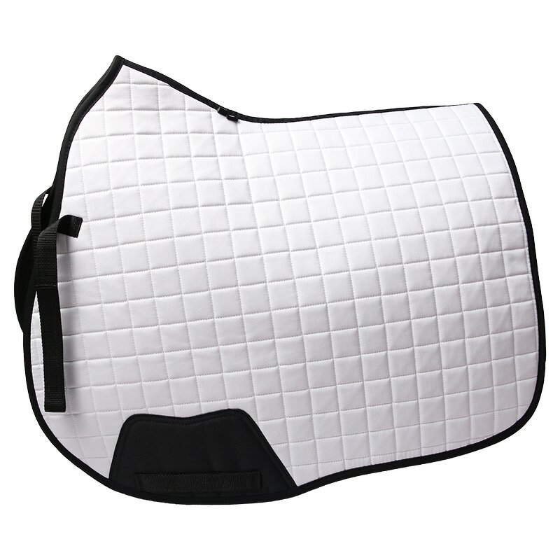 English Saddle Pad Manufacturer - OEM/ODM Custom White Racing Jumping Mat