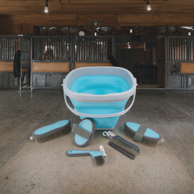 Collapsible Bucket Manufacturer - OEM/ODM Custom Horse Cleaning Grooming Tool