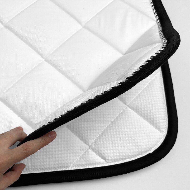 White Saddle Pad Manufacturer - OEM/ODM Custom Dressage Racing Saddle Clothes
