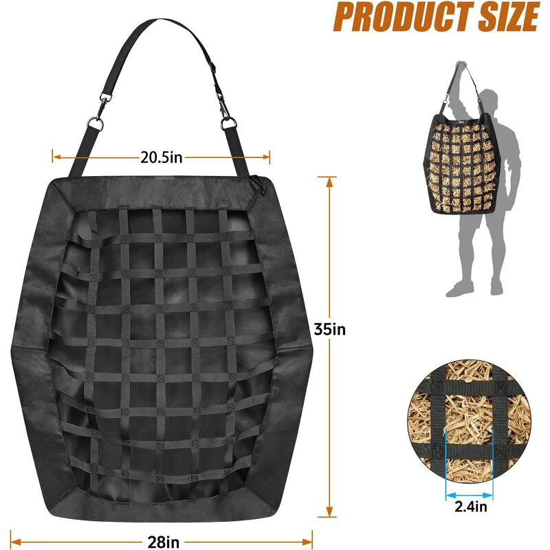 Hay Net Manufacturer - OEM/ODM Custom Slow Feeder Heavy Duty Oxford Bag