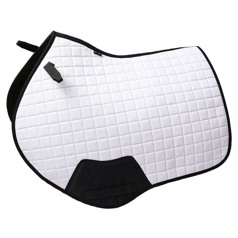 English Saddle Pad Manufacturer - OEM/ODM Custom White Racing Jumping Mat