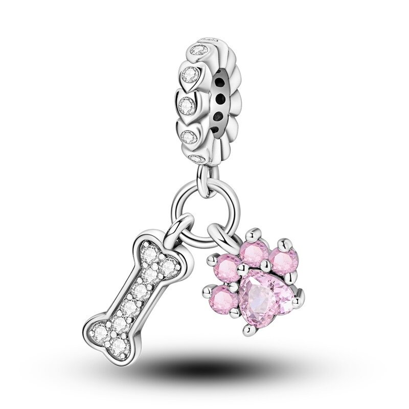 Silver Charm Pendant Manufacturer - OEM/ODM Custom S925 Gratitude Love Cartoon