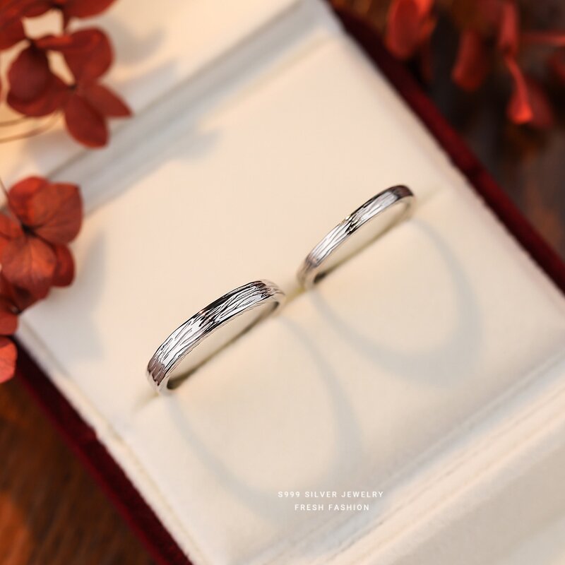 Valentine's Day Ring Manufacturer - OEM/ODM Custom S999 Sterling Silver Simple