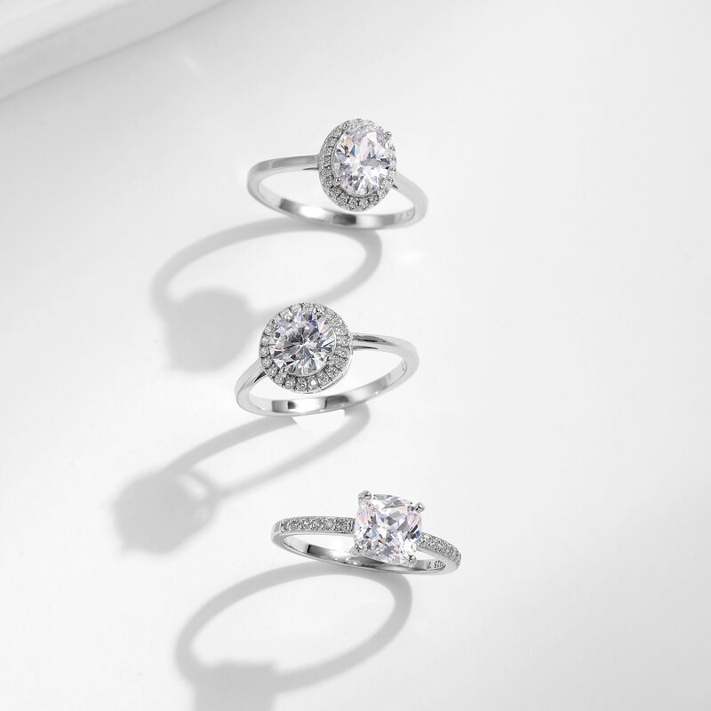 Wedding Ring Manufacturer - OEM/ODM Custom CZ Stones Gold 5A Zircon