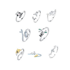 Animal Opening Ring Manufacturer - OEM/ODM Custom 925 Silver Panda Rabbit