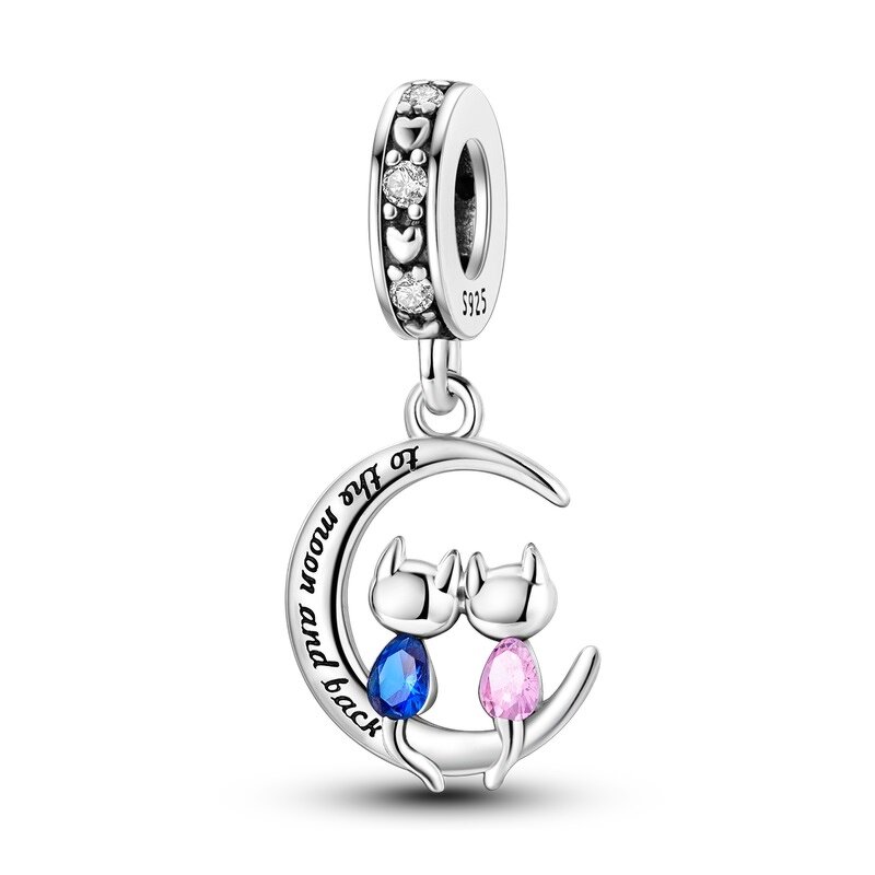 Silver Charm Pendant Manufacturer - OEM/ODM Custom S925 Gratitude Love Cartoon