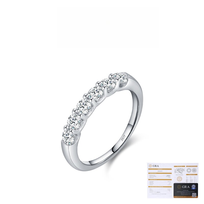 Index Finger Ring Manufacturer - OEM/ODM Custom 925 Silver Shiny Moissanite