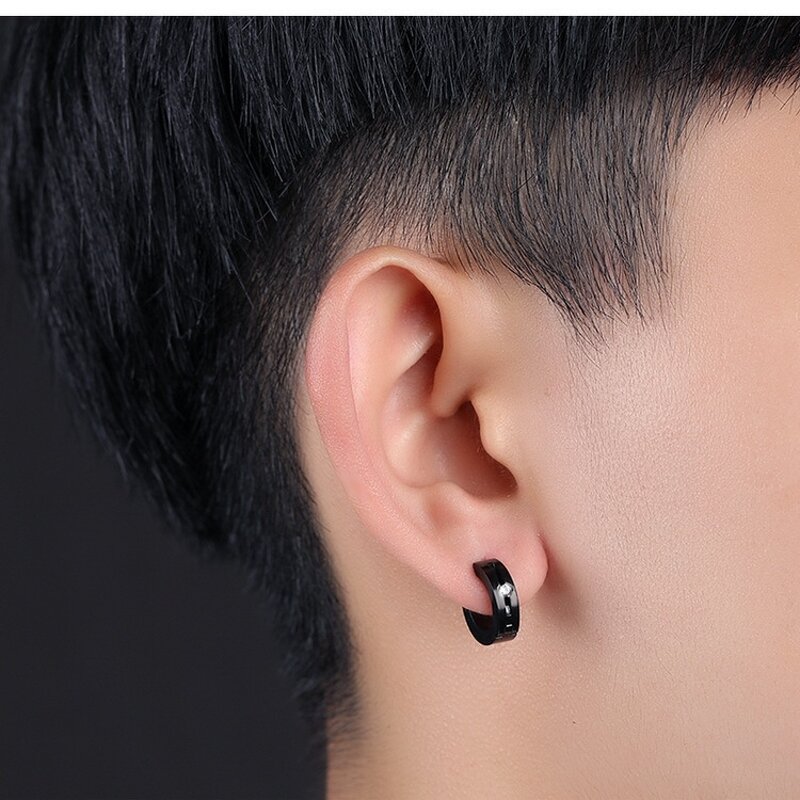 Hoop Earrings Manufacturer - OEM/ODM Custom Stainless Steel Hip-Hop Style