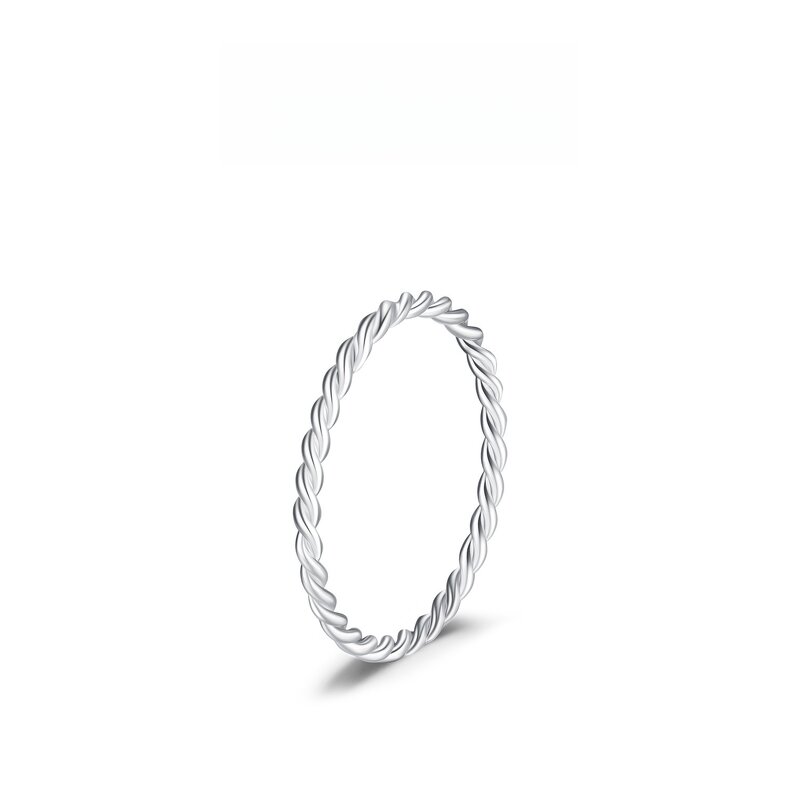Twisted Ring Manufacturer - OEM/ODM Custom 925 Sterling Silver Gold Color