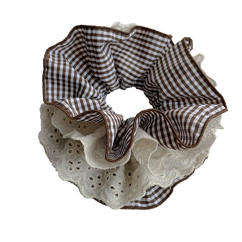 Hair Rope Manufacturer - OEM/ODM Custom Handmade Double-layer Cotton Plaid