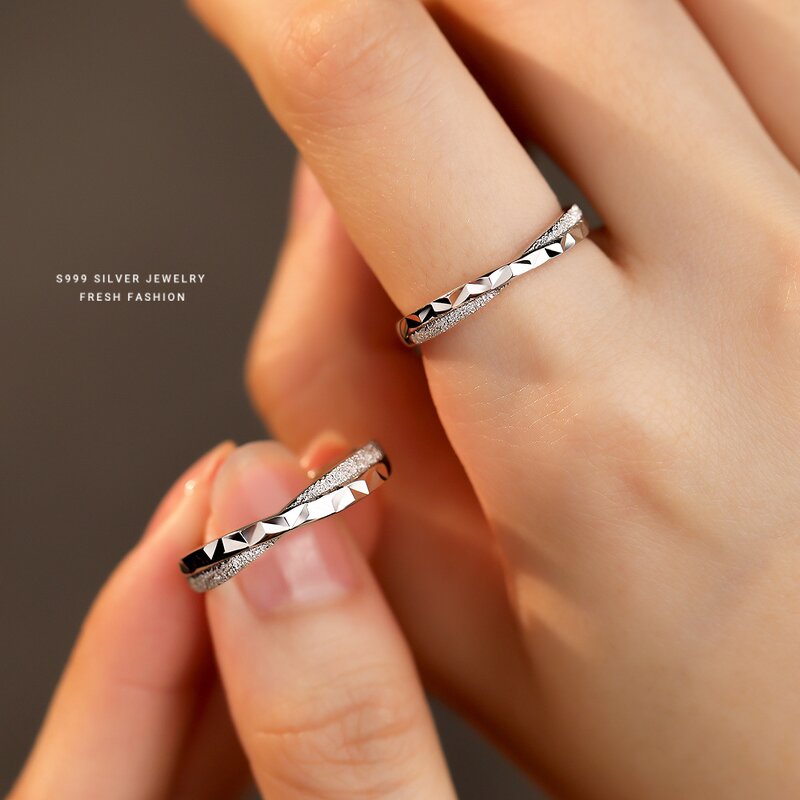 Wedding Ring Set Manufacturer - OEM/ODM Custom S999 Sterling Silver Luxury