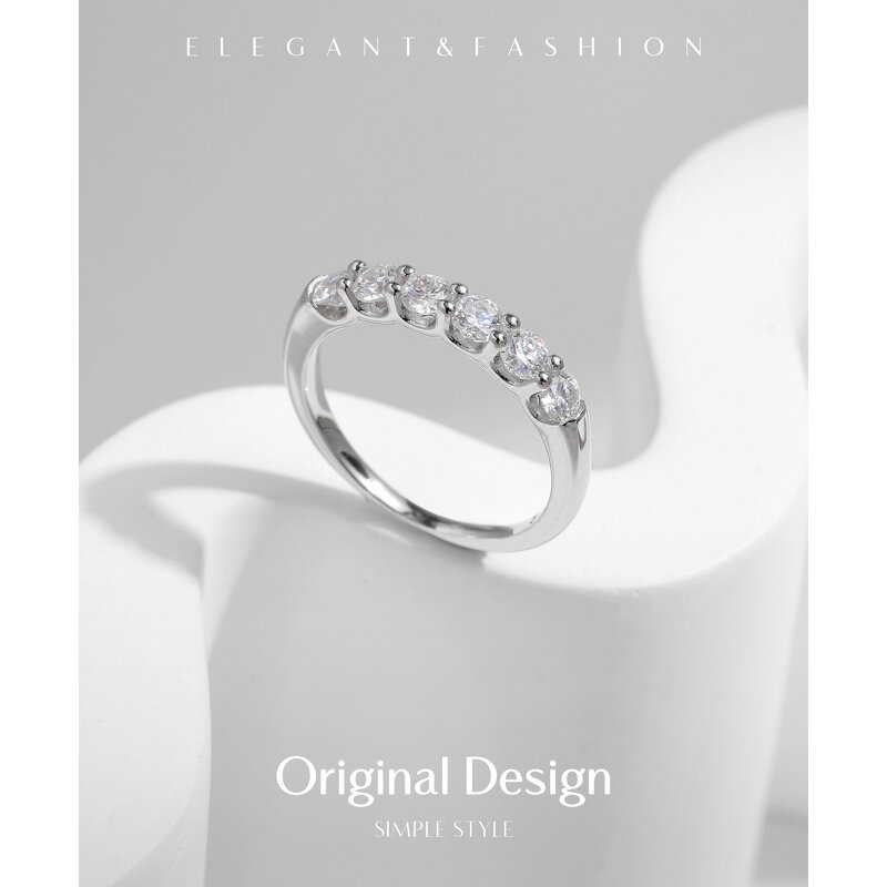 Index Finger Ring Manufacturer - OEM/ODM Custom 925 Silver Shiny Moissanite