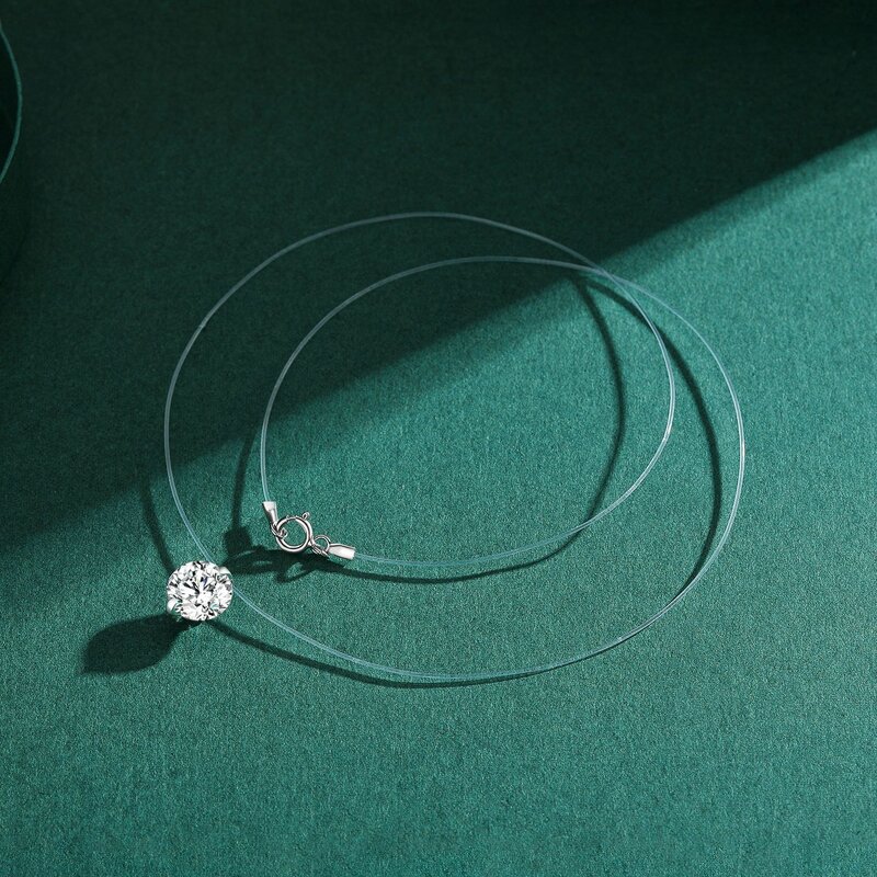 Invisible Necklace Manufacturer - OEM/ODM Custom 925 Silver Cubic Zirconia