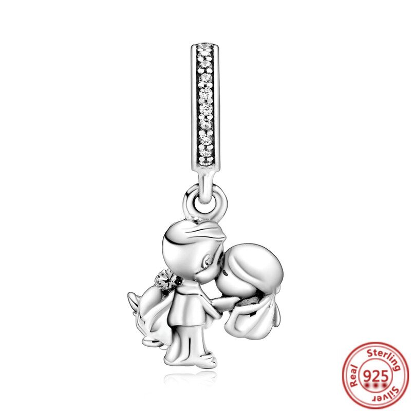 DIY Charm Bead Manufacturer - OEM/ODM Custom 925 Silver Heart Pendant Jewelry