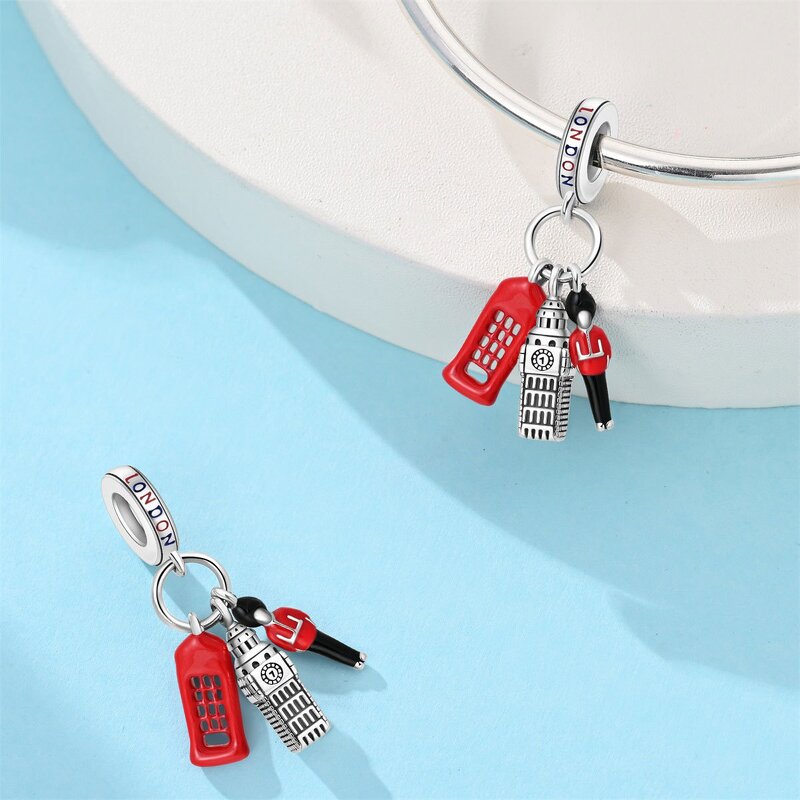 Charms Pendant Manufacturer - OEM/ODM Custom 925 Silver Plated Building Style