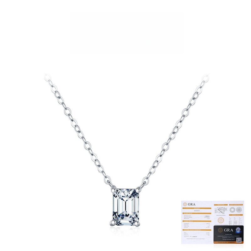 Moissanite Necklace Manufacturer - OEM/ODM Custom VVS1 925 Sterling Silver