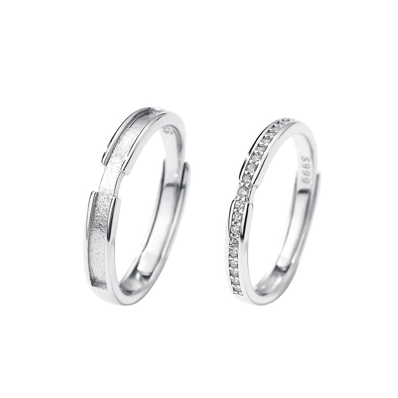 Couple Ring Manufacturer - OEM/ODM Custom S999 Sterling Silver Niche