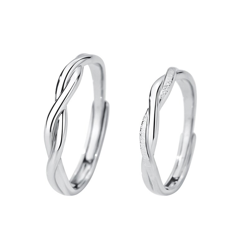 Mobius Ring Manufacturer - OEM/ODM Custom S999 Silver Wedding Engagement