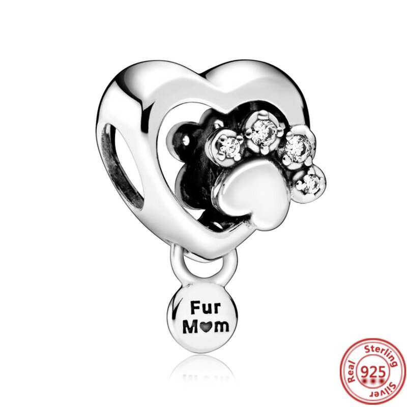 DIY Charm Bead Manufacturer - OEM/ODM Custom 925 Silver Heart Pendant Jewelry