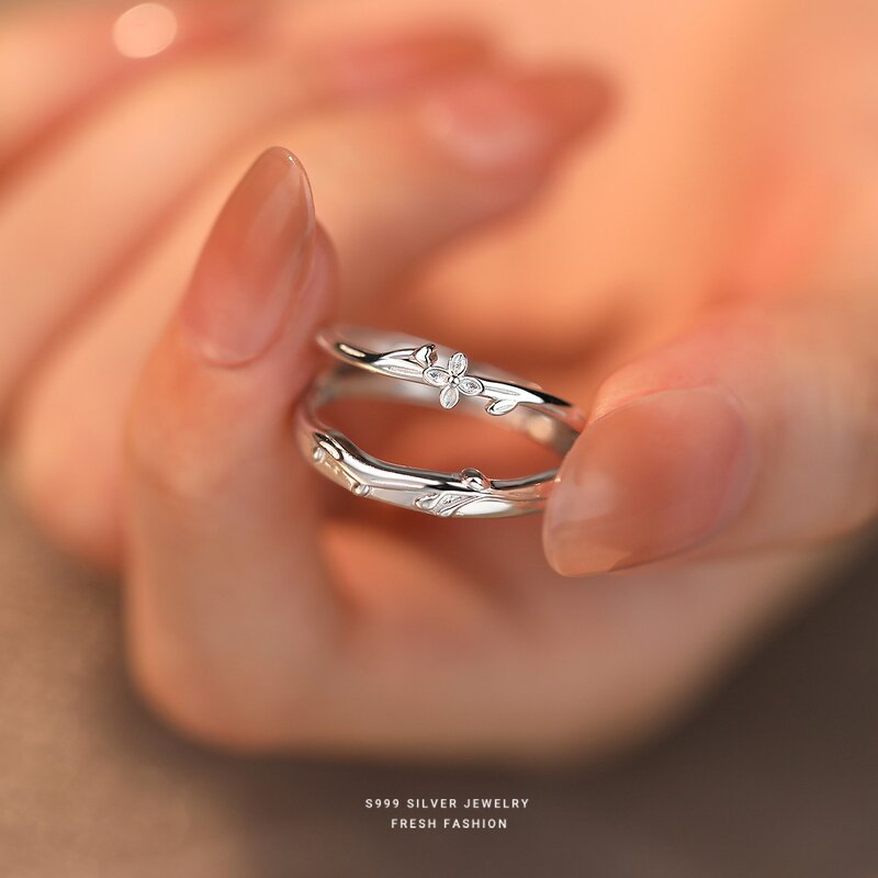 Forest Style Ring Manufacturer - OEM/ODM Custom S999 Sterling Silver Branches