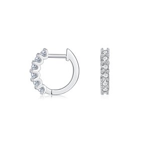 Moissanite Earrings Manufacturer - OEM/ODM Custom 925 Sterling Silver Minimalist