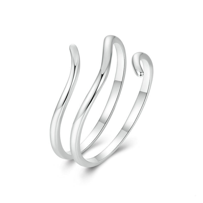 Twisted Ring Manufacturer - OEM/ODM Custom 925 Silver Multiple Turns Activity