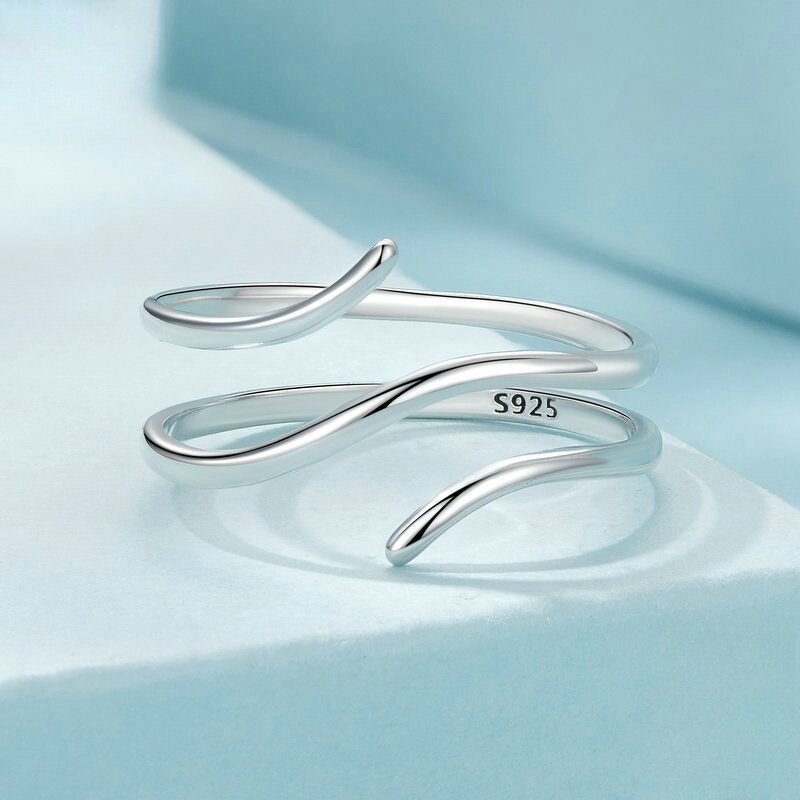 Twisted Ring Manufacturer - OEM/ODM Custom 925 Silver Multiple Turns Activity