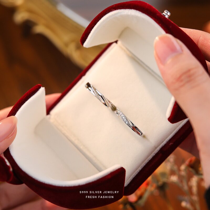 Wedding Ring Manufacturer - OEM/ODM Custom 999 Sterling Silver Adjustable