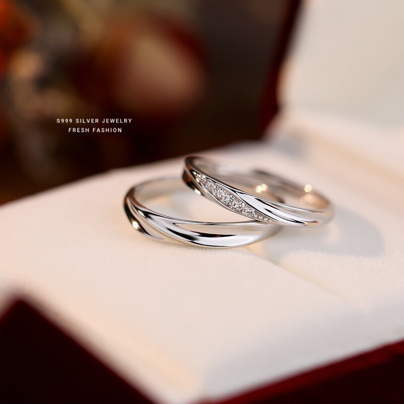 Wedding Ring Manufacturer - OEM/ODM Custom 999 Sterling Silver Adjustable