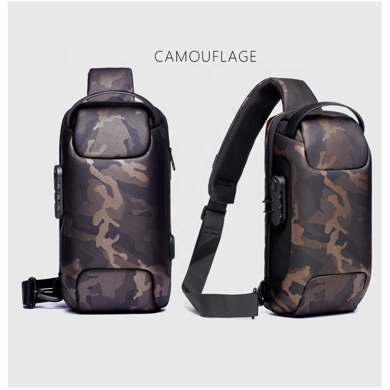 Messenger Bag Factory - Anti-Theft Waterproof Large Capacity Chest Sling Bag
