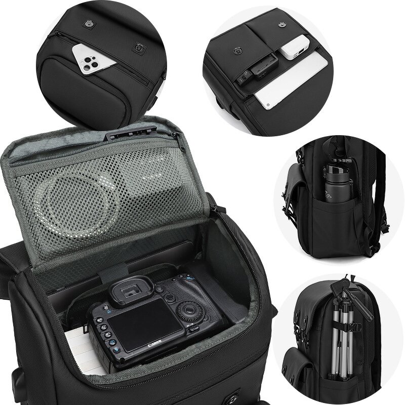 Camera Backpack Supplier - Large Capacity Waterproof Anti-theft DSLR Bag