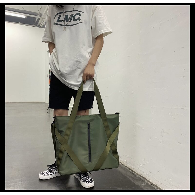 Crossbody Bag Supplier - Trendy Large Capacity Casual Hip Hop Sports Tote