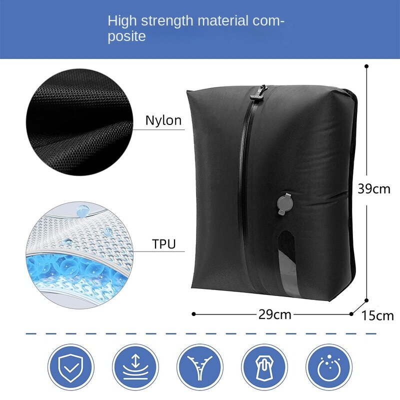 Travel Storage Bag Factory - Geometric TPU Vacuum Compression Waterproof Bag